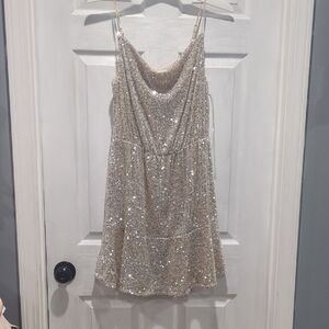SO Sparkling Silver Dress